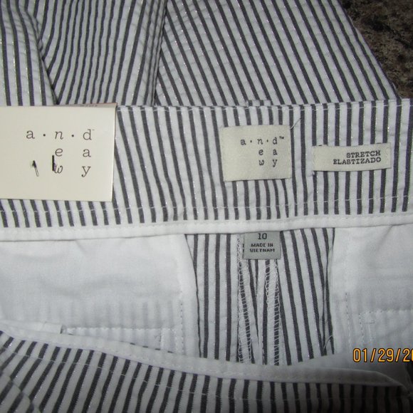 Women's Brand NWT Pair of a.n.d. (A New Day) Slim Ankle Pants Size 10R - Picture 7 of 9